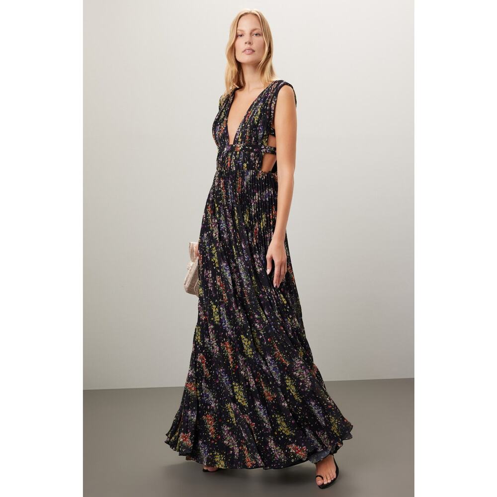 AMUR - Valentino Floral Chiffon Gown - Size 6